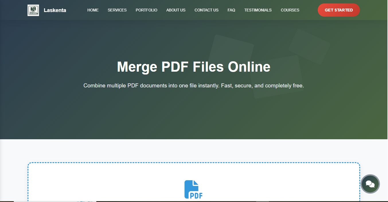 Merge PDF Files Online - PDF document combination tool
